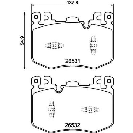 Mintex Front Brake Discs & Pads fits Polestar Polestar 2 2019-2023