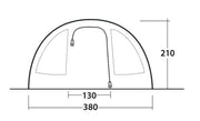 Outwell Sky 6 Pole Tent Blue 6 Person Outwell - Dynamic Drive
