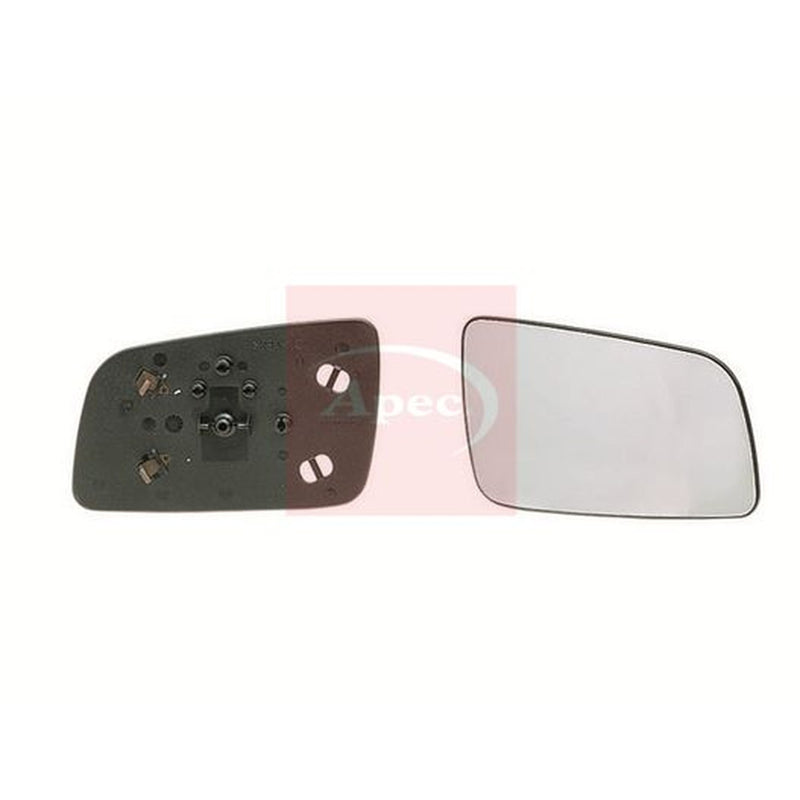 Apec Exterior Wing Mirror Glass Left fits Opel Astra G 1998-2009