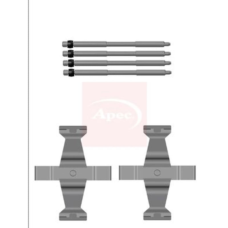 Apec Brake Pad Accessory Fitting Kit Front KIT1566