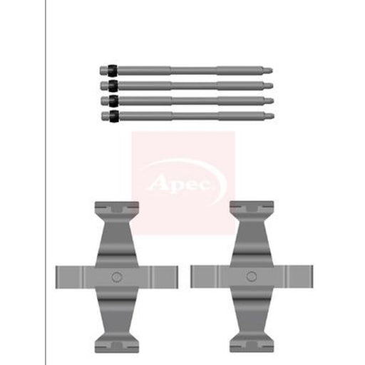 Apec Brake Pad Accessory Fitting Kit Front fits Polestar Polestar 2 2019-2023