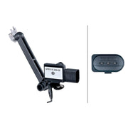 Hella Headlight Levelling Sensor Rear Left Connectors V 6PM 016 699-081