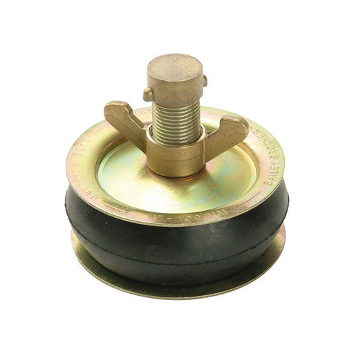 Bailey Products 2416 Drain Test Plug 100mm (4in) - Brass Cap Bailey Products - Dynamic Drive