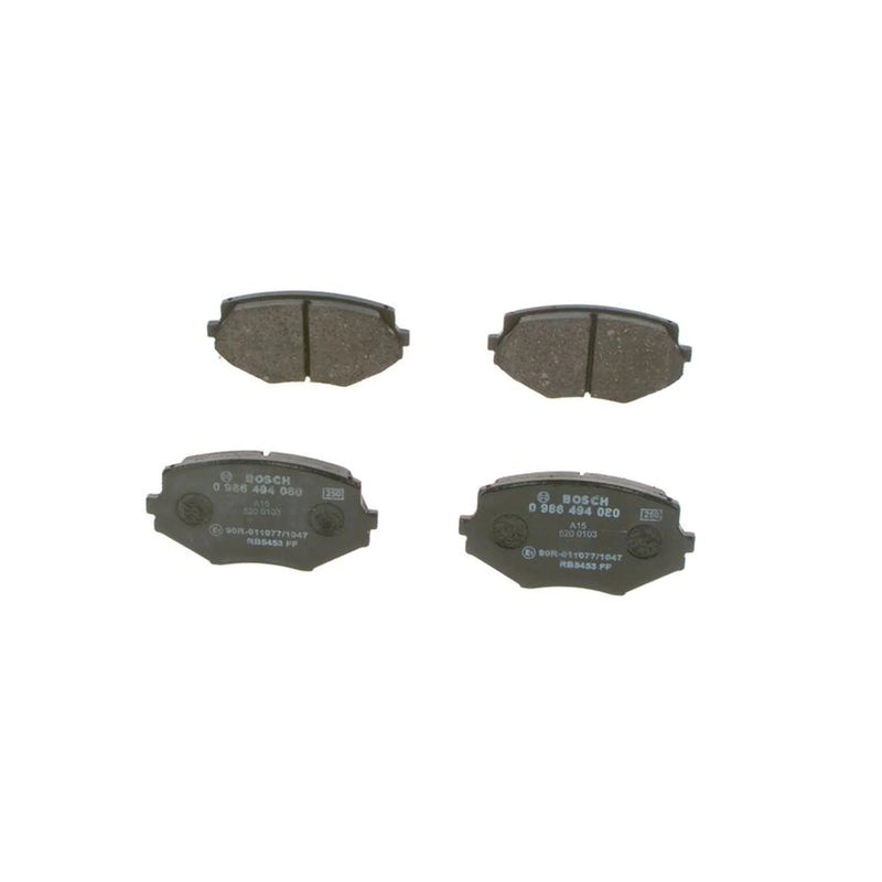 Bosch Front Brake Pad Set fits Mazda MX-5 1993-2005 1.6 1.8