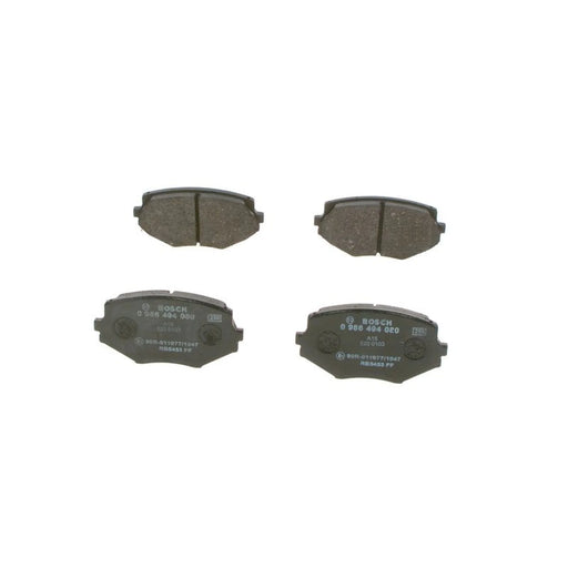 Bosch Front Brake Pad Set fits Mazda MX-5 1993-2005 1.6 1.8