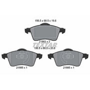 Textar Front Brake Pad Set 2188302