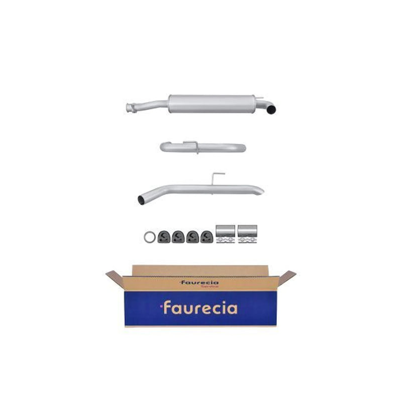 Hella End Silencer Rear fits Mercedes-Benz V-Class 1996-2003