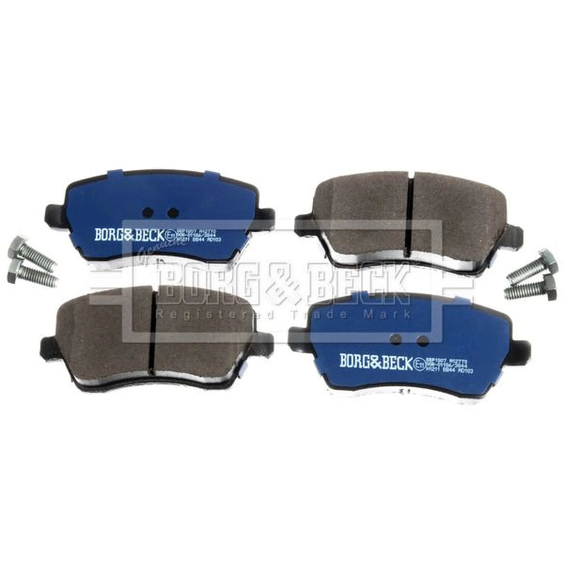Borg & Beck Front Brake Solid Discs & Pads fits Renault Thalia II 2008-2014 1.2