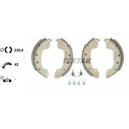 Textar Brake Shoe Set Axle Kit 91024100