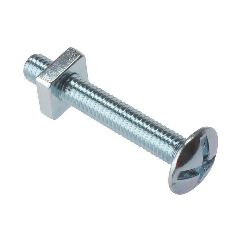 Forgefix Roofing Bolt ZP M6 x 40mm Bag 25 ForgeFix - Town Tools