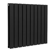 Baridi Horizontal Radiator 600 x 700mm Black DH345