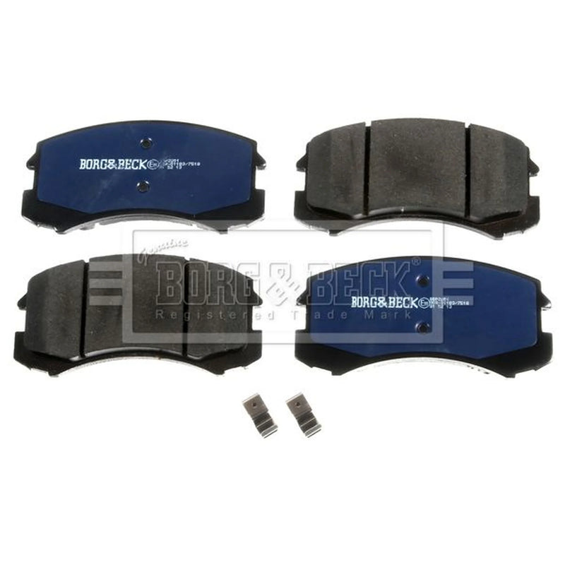 Borg & Beck Front Brake Discs & Pads fits Mitsubishi Lancer VII 2000-2013 1.3