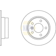 NAPA 2 x Solid Brake Discs fits BMW 1 2004-2011