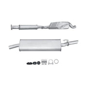 Hella End Silencer Rear fits Alfa Romeo 155 1992-1996 1.7 1.8 2.0 2.5