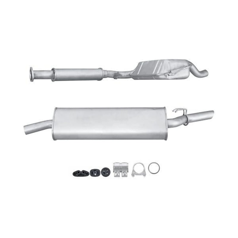 Hella End Silencer Rear fits Alfa Romeo 155 1992-1996 1.7 1.8 2.0 2.5