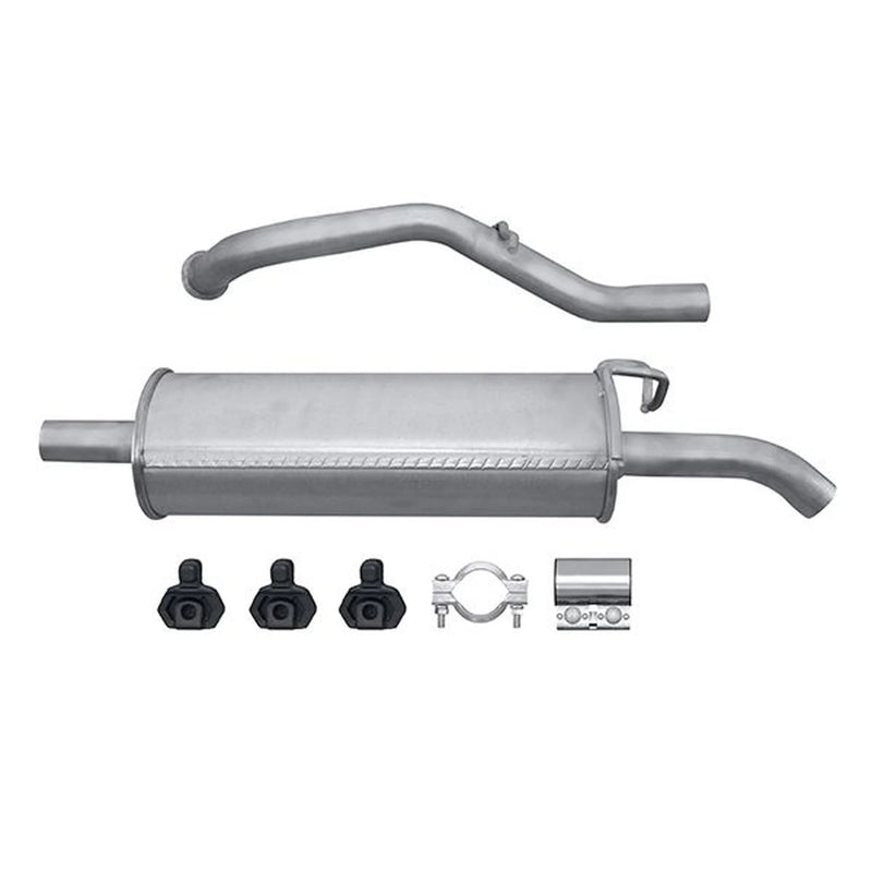 Hella End Silencer Rear fits Renault 19 1989-1995 1.4