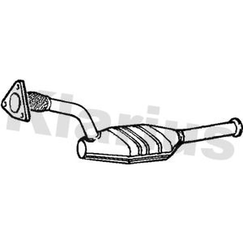 Klarius Catalyst Type Approved With Pipe Centre fits Renault Megane I 1999-2003