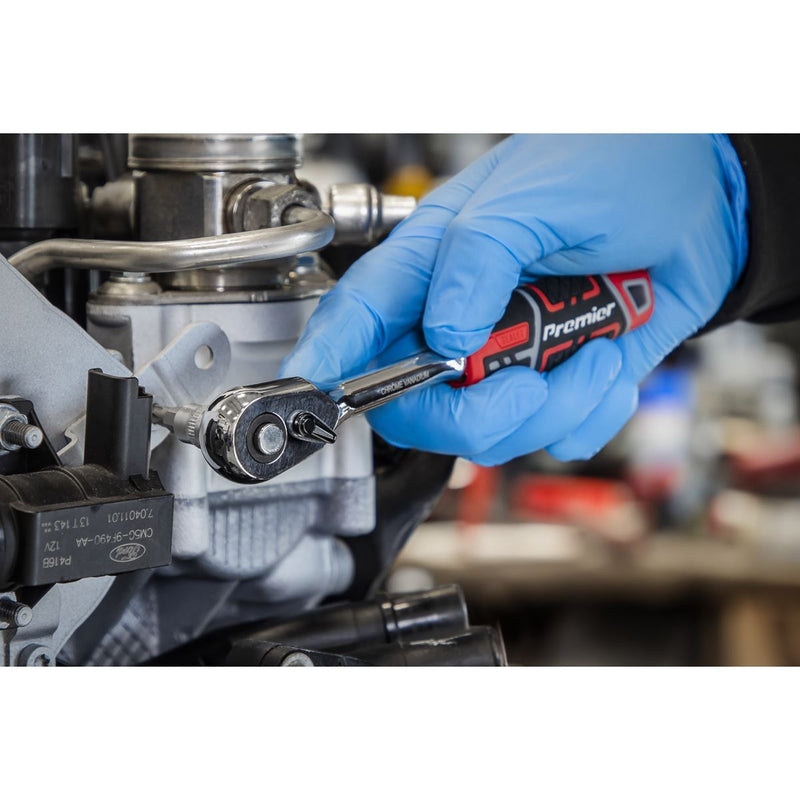 Sealey Premier Premier Ratchet Wrench with Flip Reverse 1/4"Sq Drive AK8934 Sealey Premier - Dynamic Drive