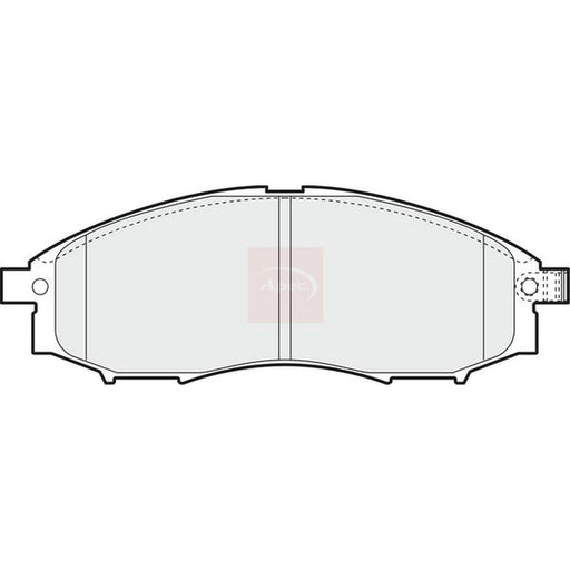 Apec Front Brake Pad Set fits Nissan Navara 2001 on 2.5