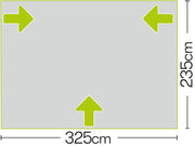Quest Falcon Pro 325 Air Porch Caravan Awning Grey Quest Leisure - Dynamic Drive
