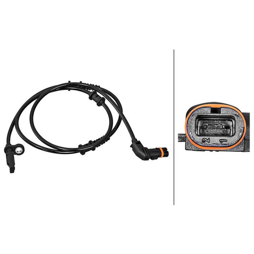Hella ABS Wheel Speed Sensor Front fits Mercedes-Benz Gl-Class 2012-2015
