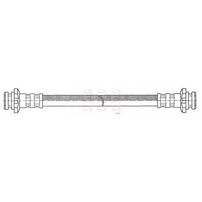 Apec Brake Hydraulic Hose Line Rear fits Nissan Juke 2010-2019 1.2 1.5 1.6