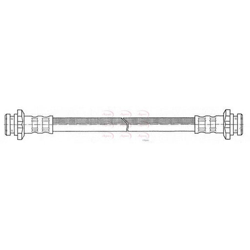 Apec Brake Hydraulic Hose Line Rear fits Nissan Juke 2010-2019 1.2 1.5 1.6