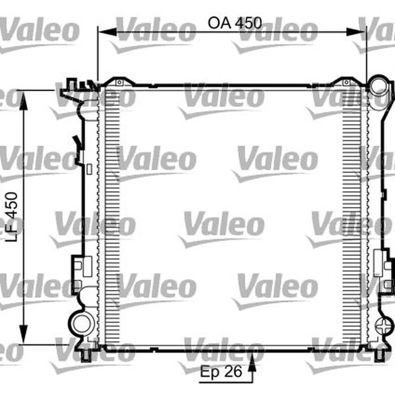 Valeo Engine Radiator 735504