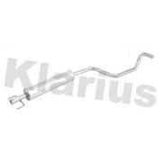 Klarius Box With Centre Pipe Centre fits Opel Zafira Family B 2005-2012 1.6