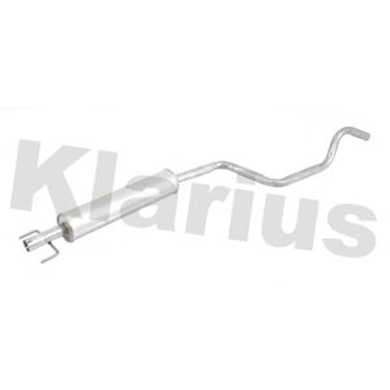 Klarius Box With Centre Pipe Centre fits Opel Zafira Family B 2005-2012 1.6