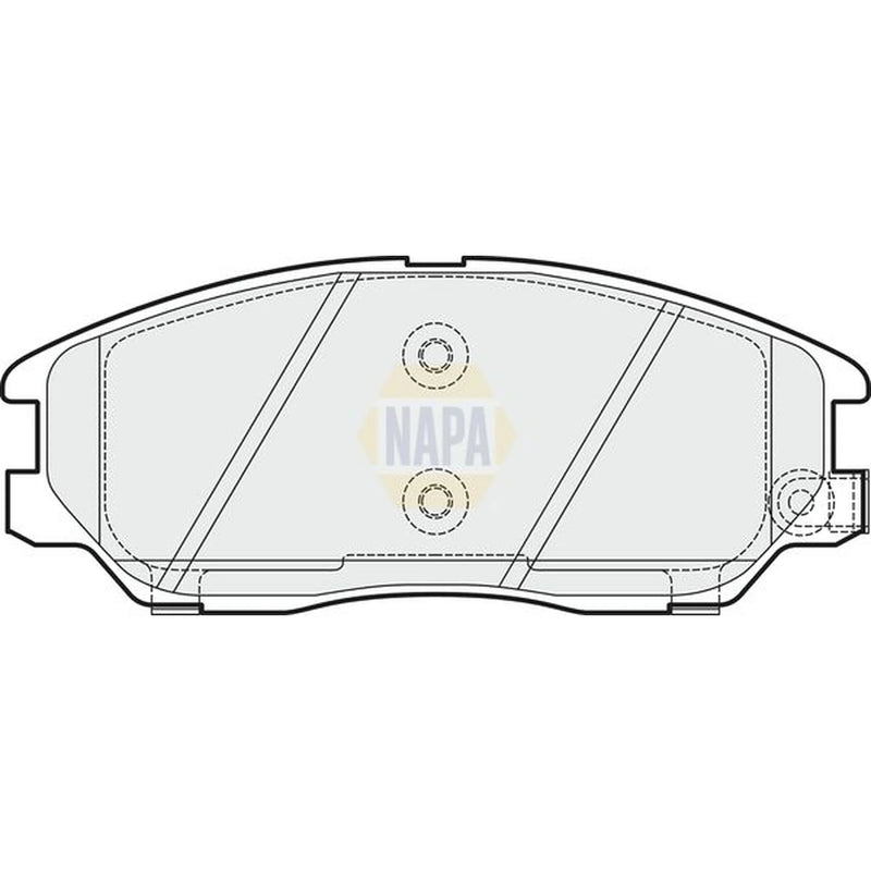 NAPA Front Brake Pad Set fits Hyundai Terracan 2003-2006 2.9