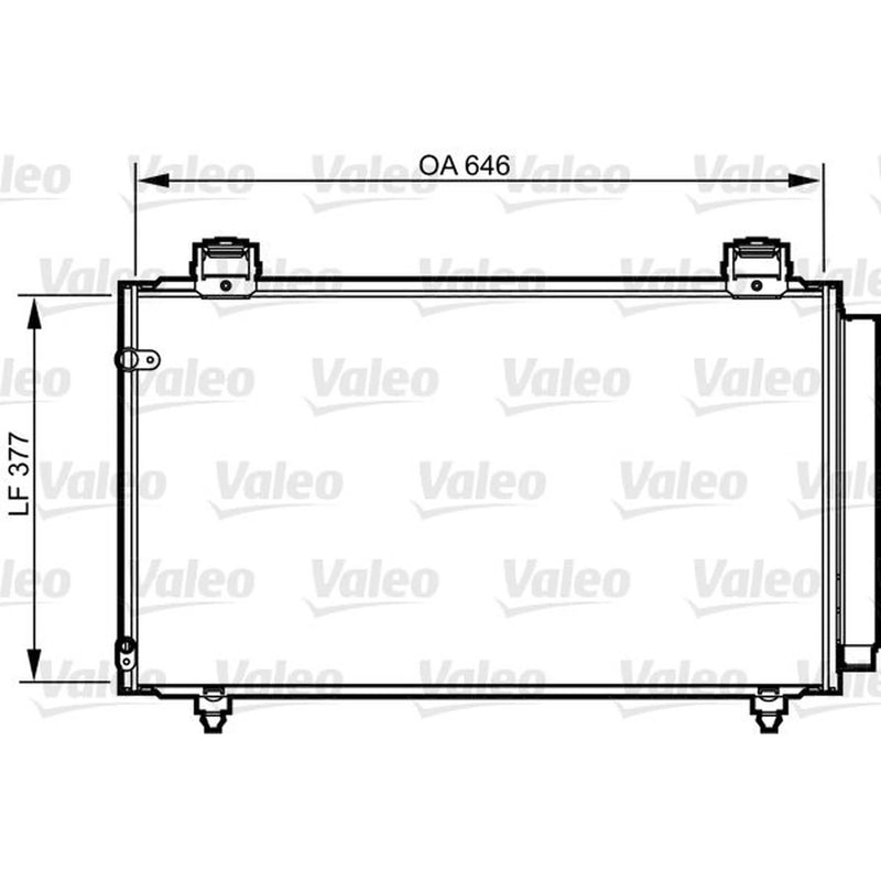 Valeo Air Conditioning Condenser 814210