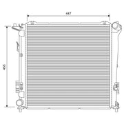 Valeo Engine Radiator 701626
