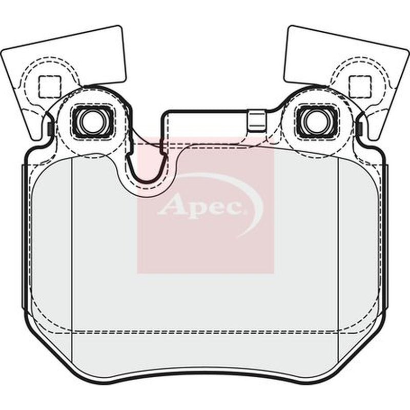 Apec Front & Rear Pads fits BMW 1 2007-2013