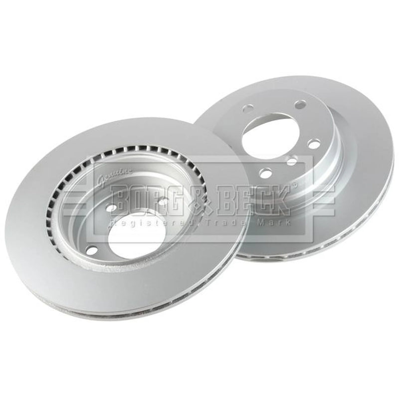 Borg & Beck Front Vented & Rear Vented Brake Discs & Pads fits BMW 3 2004-2013