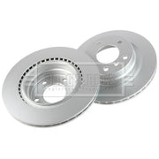 Borg & Beck Front Vented & Rear Vented Brake Discs & Pads fits BMW 3 2004-2013