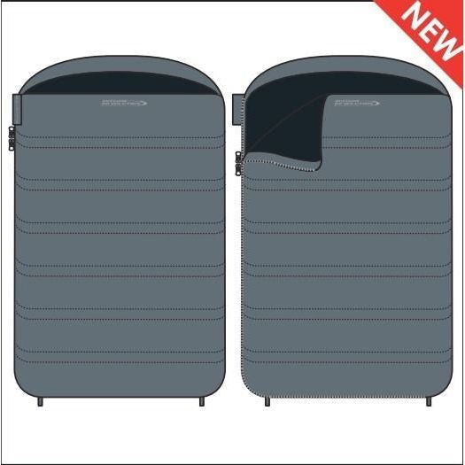 Outdoor Revolution Sun Star Double 300 DL Pebble Sleeping Bag Outdoor Revolution - Dynamic Drive
