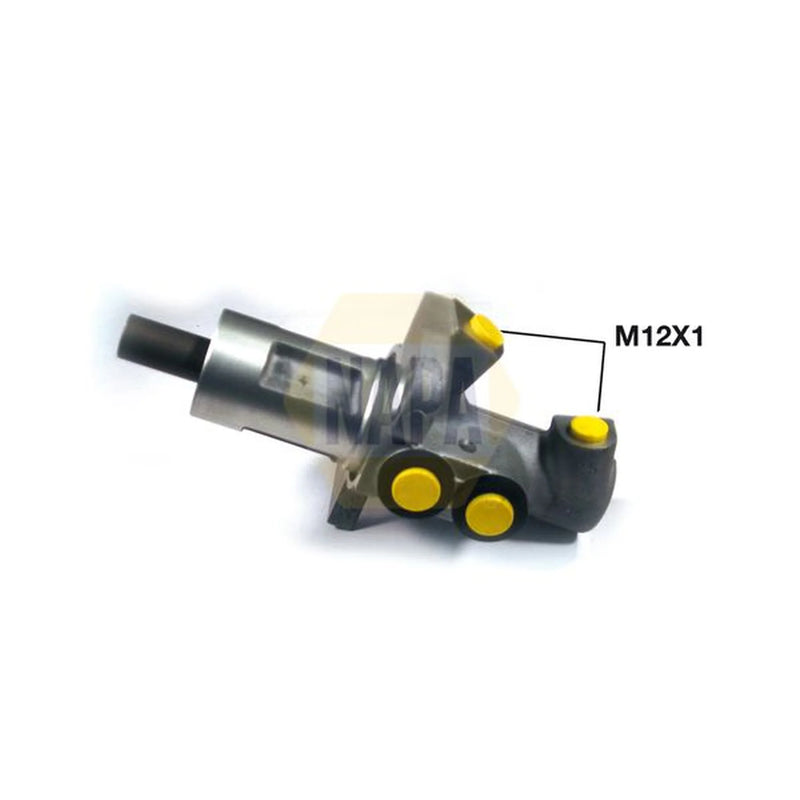 NAPA Brake Master Cylinder Hydraulic Assembly fits Audi A4 B6 2000-2005