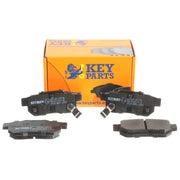 Key Parts Rear Brake Solid Discs & Pads fits Honda Civic Aerodeck 1998-2001 1.6