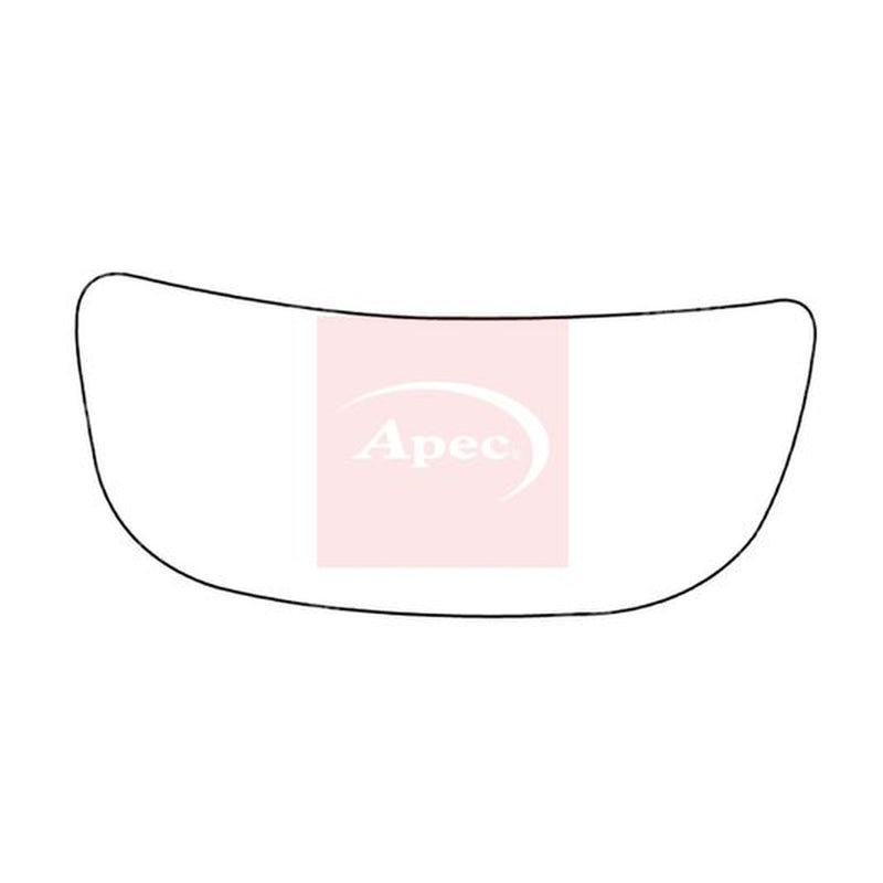 Apec Exterior Wing Mirror Glass Right fits Nissan Primastar 2002-2003