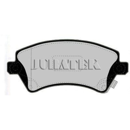 Juratek Front Brake Pad Set fits Toyota Corolla 2001-2008 1.4 1.6 1.8 2.0
