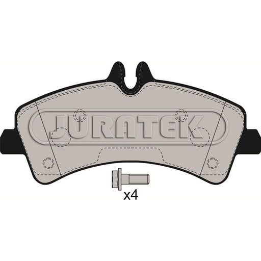 Juratek Rear Brake Pad Set fits Mercedes-Benz Sprinter 4,6-T 2006-2018