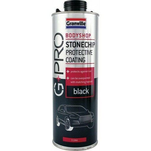 Granville Black Stone Chip Spray Paint All Round Protection 1 Litre Granville - Dynamic Drive