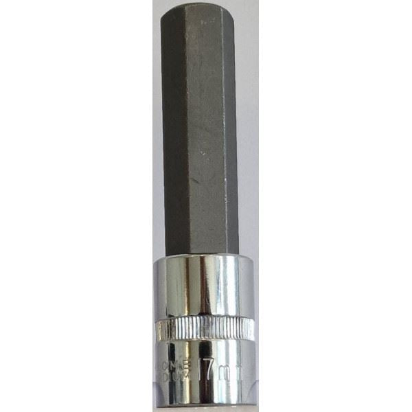Carlyle Hand Tools 1/2Dr 17mm Hex Bit Sckt 100mm Long Carlyle Hand Tools - Dynamic Drive
