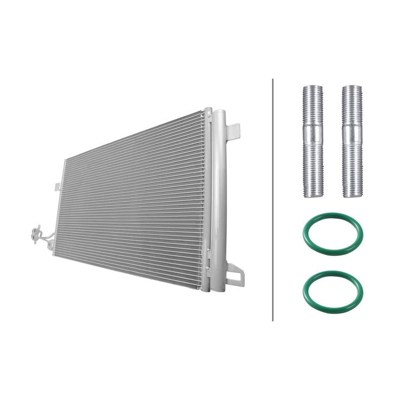Hella Air Conditioning Condenser fits VW California T5 Camper 2009-2015 2.0