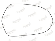 Summit Stick-On Standard Mirror Glass fits Audi A6 12 on RHS Summit - Bars 4 Cars