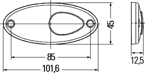 Hella 2PG 964 295-117 Position Light