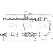 Apec Handbrake Cable Left Rear CAB1177