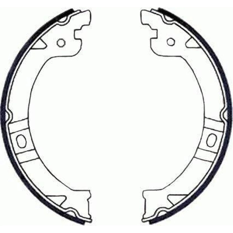 Mintex Parking Brake Shoe Set fits Chrysler Tacuma 1995-2001