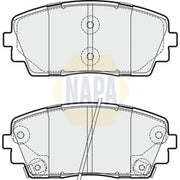 NAPA Front & Rear Pads fits Kia Picanto II 2011-2017 1.0 1.2